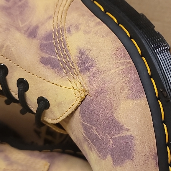 Dr. Martens Pascal Grunge Tie-Dye Combat Boots Size 8 - Picture 4 of 16